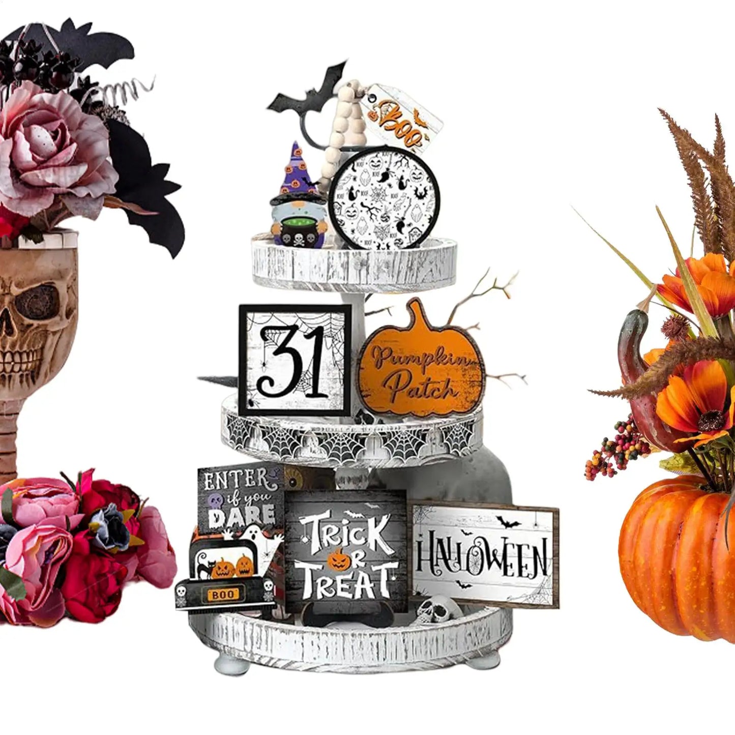 Halloween Tiered Tray Decorations