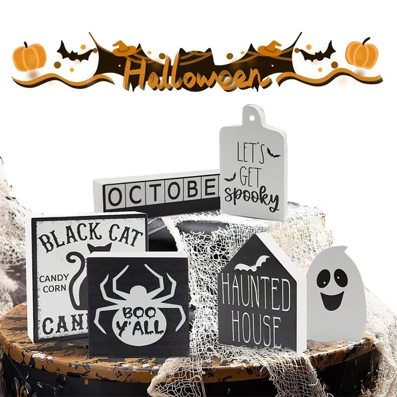 Halloween Tier Tray Decorations (6pcs) PVC