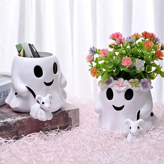 His/Hers Ghost Flower/Treat Pots