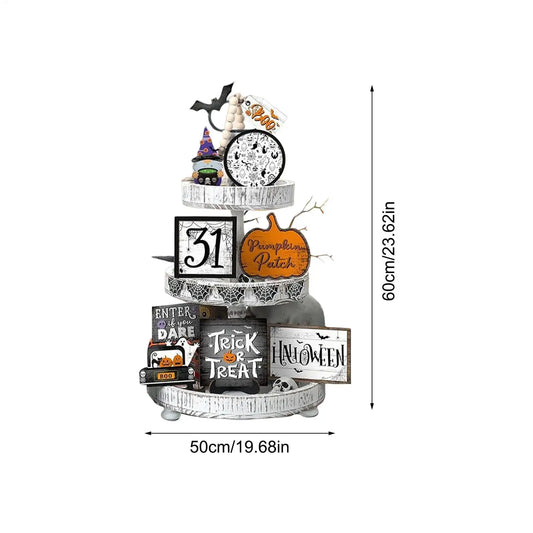 Halloween Tiered Tray Decorations